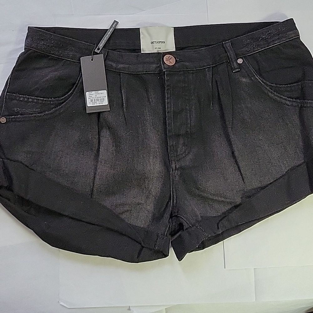 One Teaspoon Denim Shorts NWT
